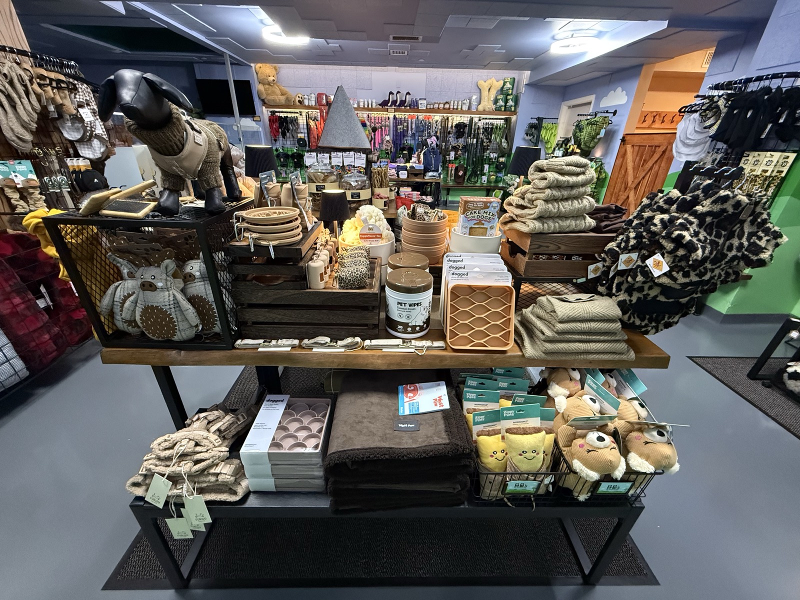 Toys and accessories display